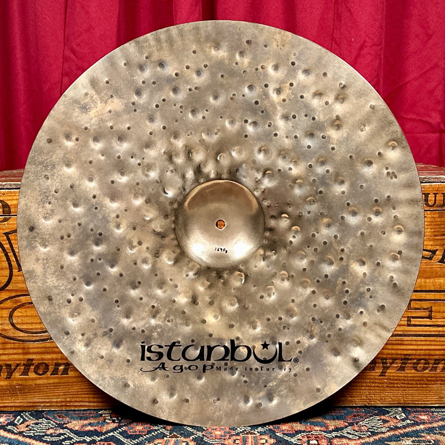 21" Istanbul Agop Xist Dry Dark Brilliant Crash Cymbal 1690g *Video Demo*