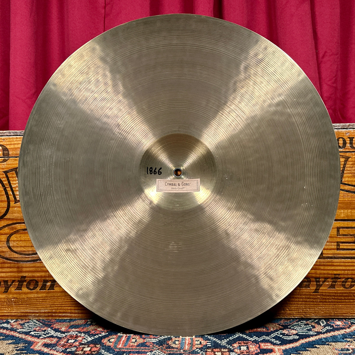 20" Cymbal & Gong Holy Grail American Style Ride Cymbal 1866g