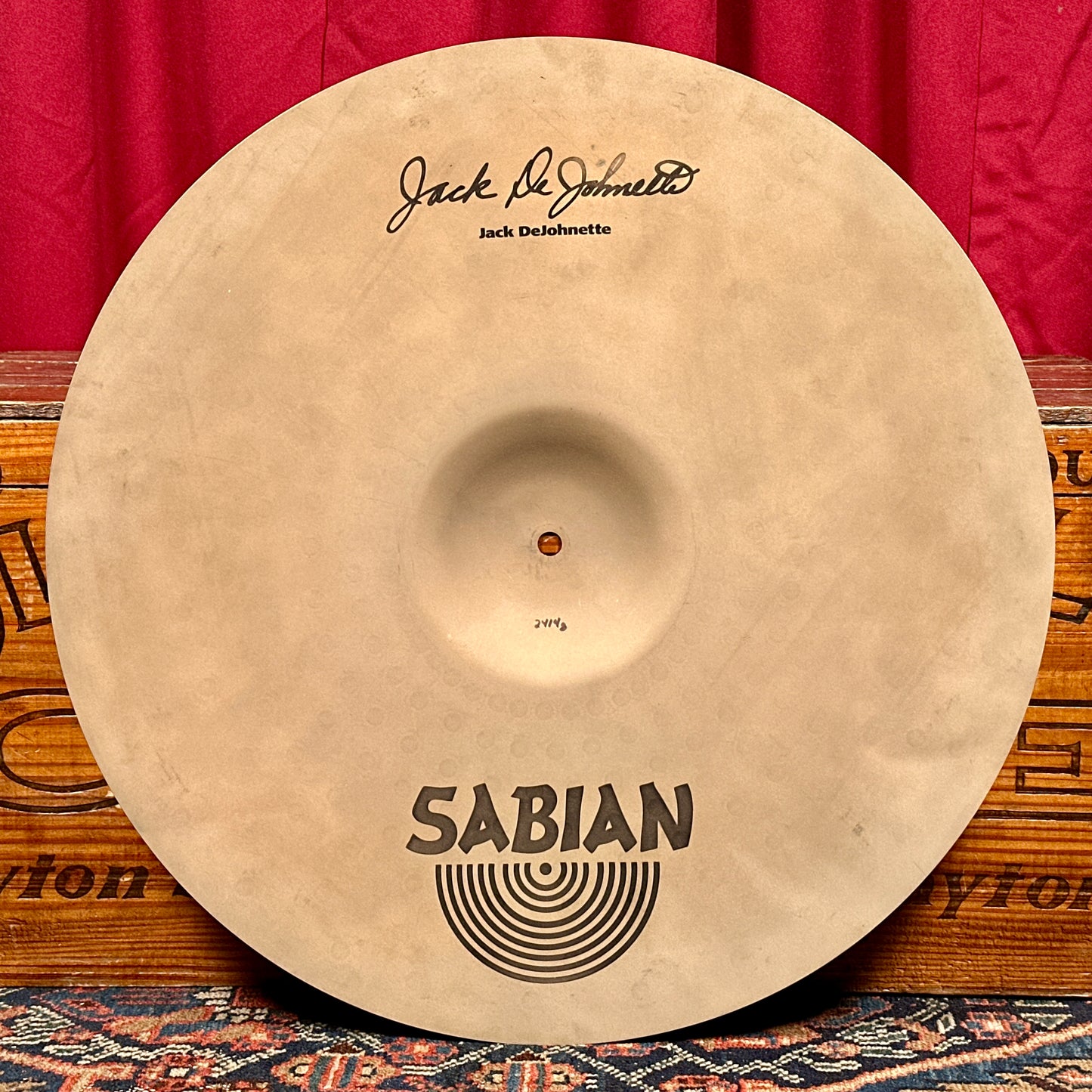 20" Sabian Jack DeJohnette Encore Ride Cymbal 2414g *Video Demo*