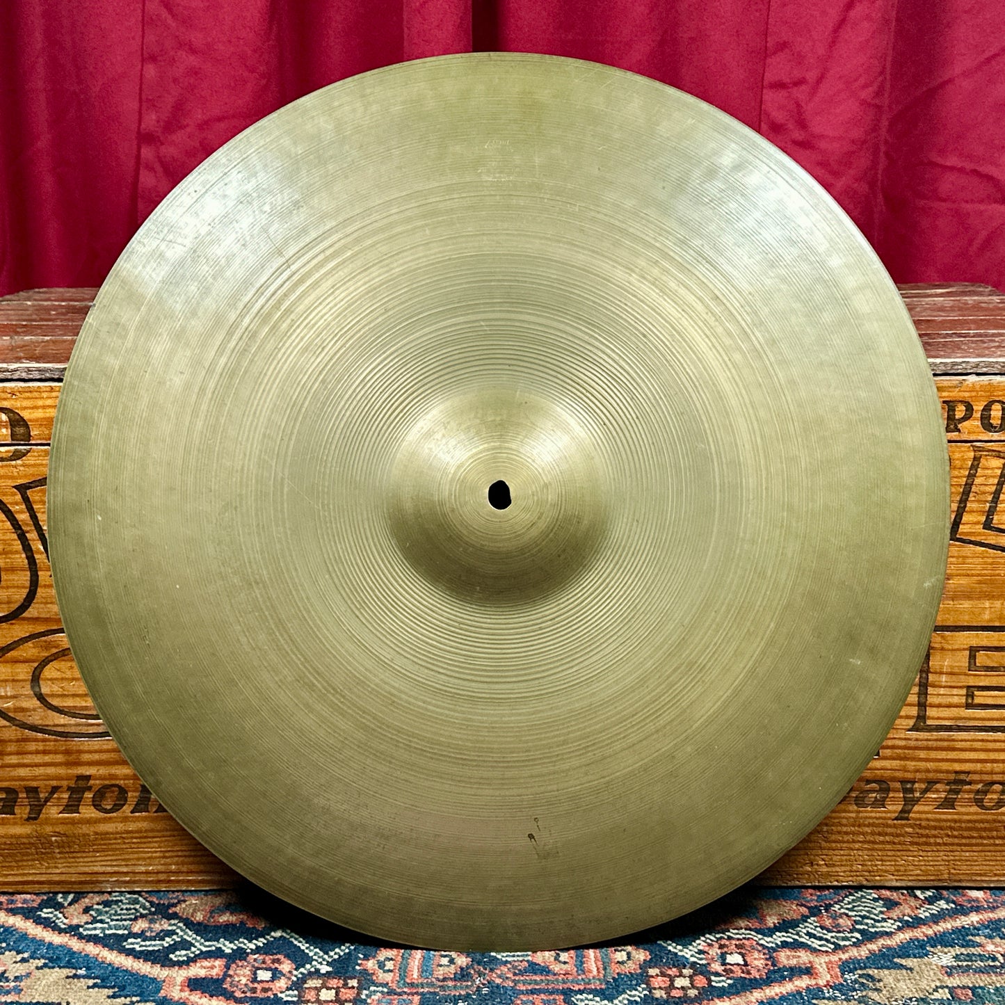 20" Zildjian A 1940s-1950s Trans Stamp Light Crash Ride Cymbal 1792g *Video Demo*