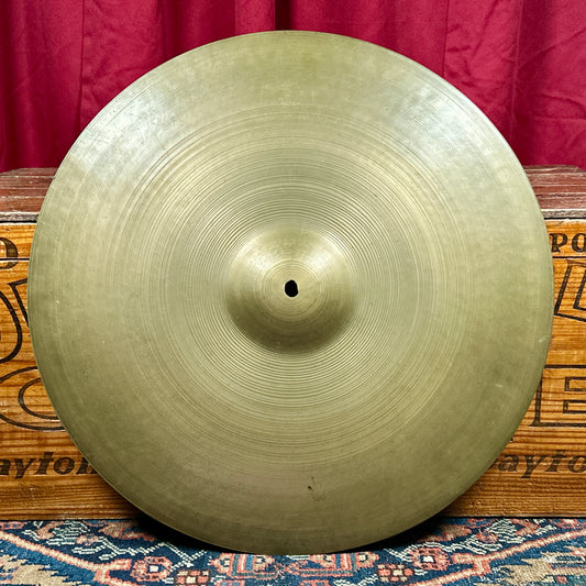 20" Zildjian A 1940s-1950s Trans Stamp Light Crash Ride Cymbal 1792g *Video Demo*