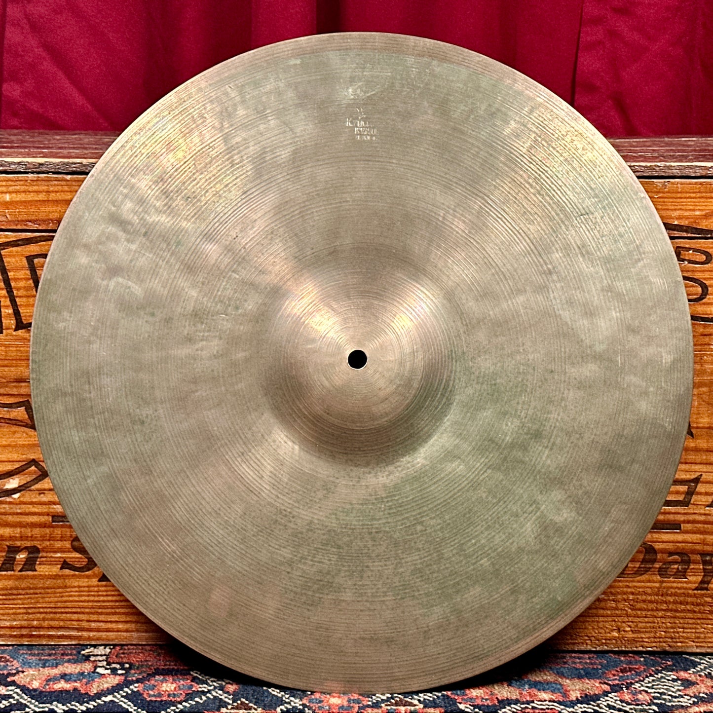 16" K. Zildjian Istanbul 1950s-1960s Intermediate Stamp Ride Cymbal 1528g *Video Demo*