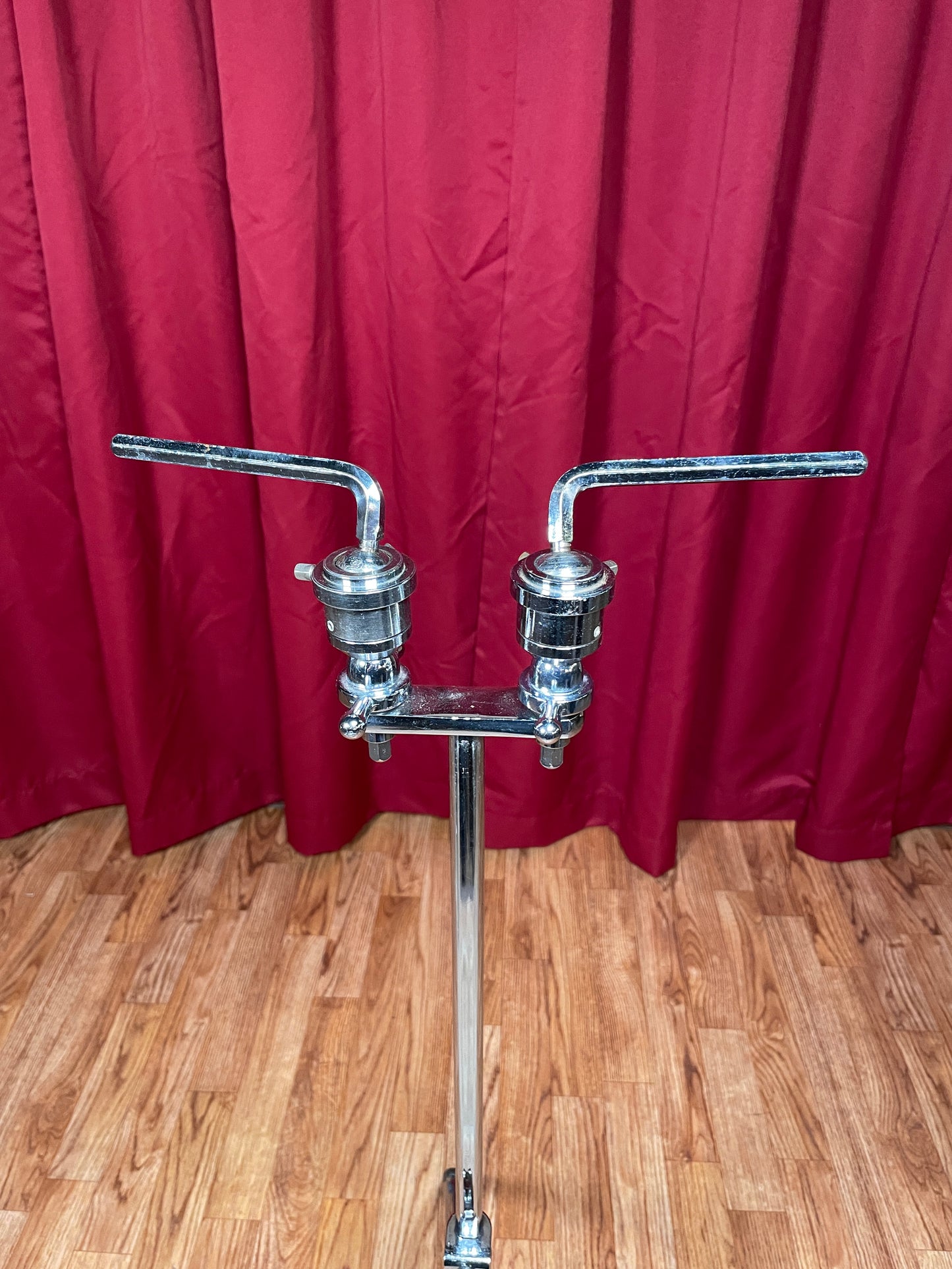 1960s Rogers No. 48-0518 Swiv-O-Matic Dual Tom Stand Double Tom Holder