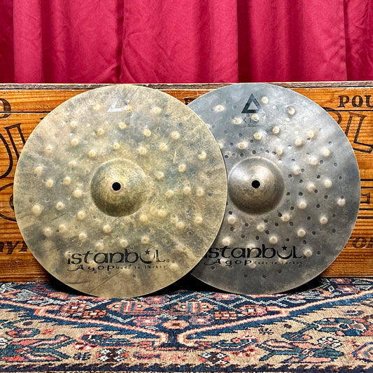 13" Istanbul Agop Xist Dry Dark Hi-Hat Cymbal Pair 540g/964g *Video*