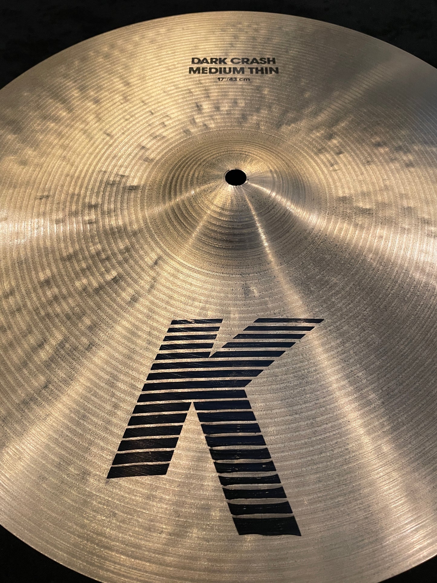 17" K Zildjian Dark Crash Medium Thin Cymbal 1366g