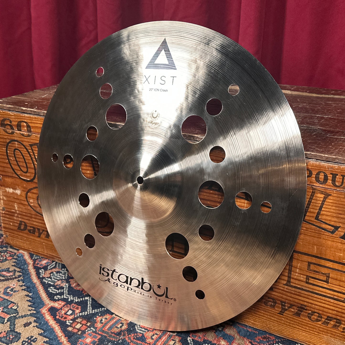 20" Istanbul Agop Xist Ion Crash Cymbal 1554g *Video Demo*