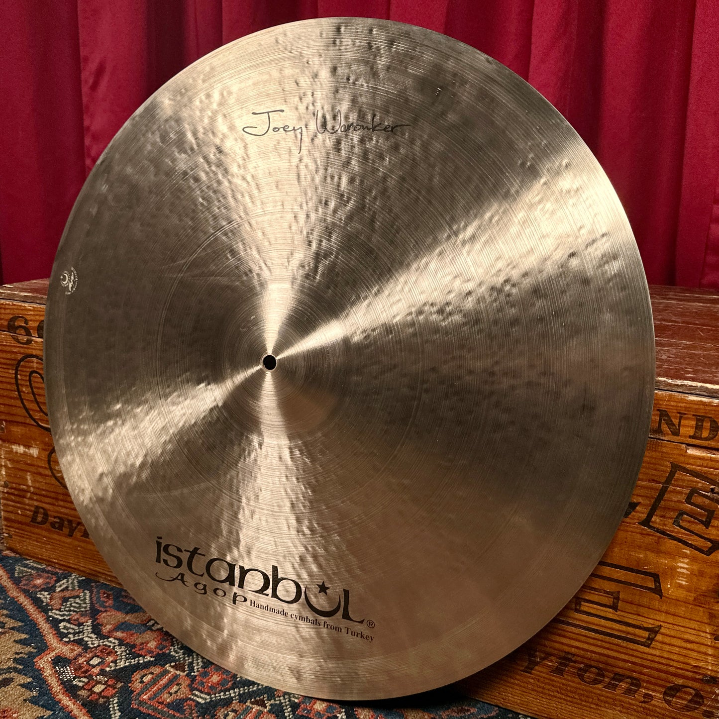 24" Istanbul Agop Joey Waronker Signature Ride Cymbal 3370g *Video Demo*