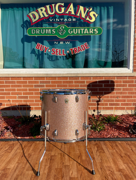 Ludwig Classic Maple 16x18 Floor Tom Drum Champagne Sparkle