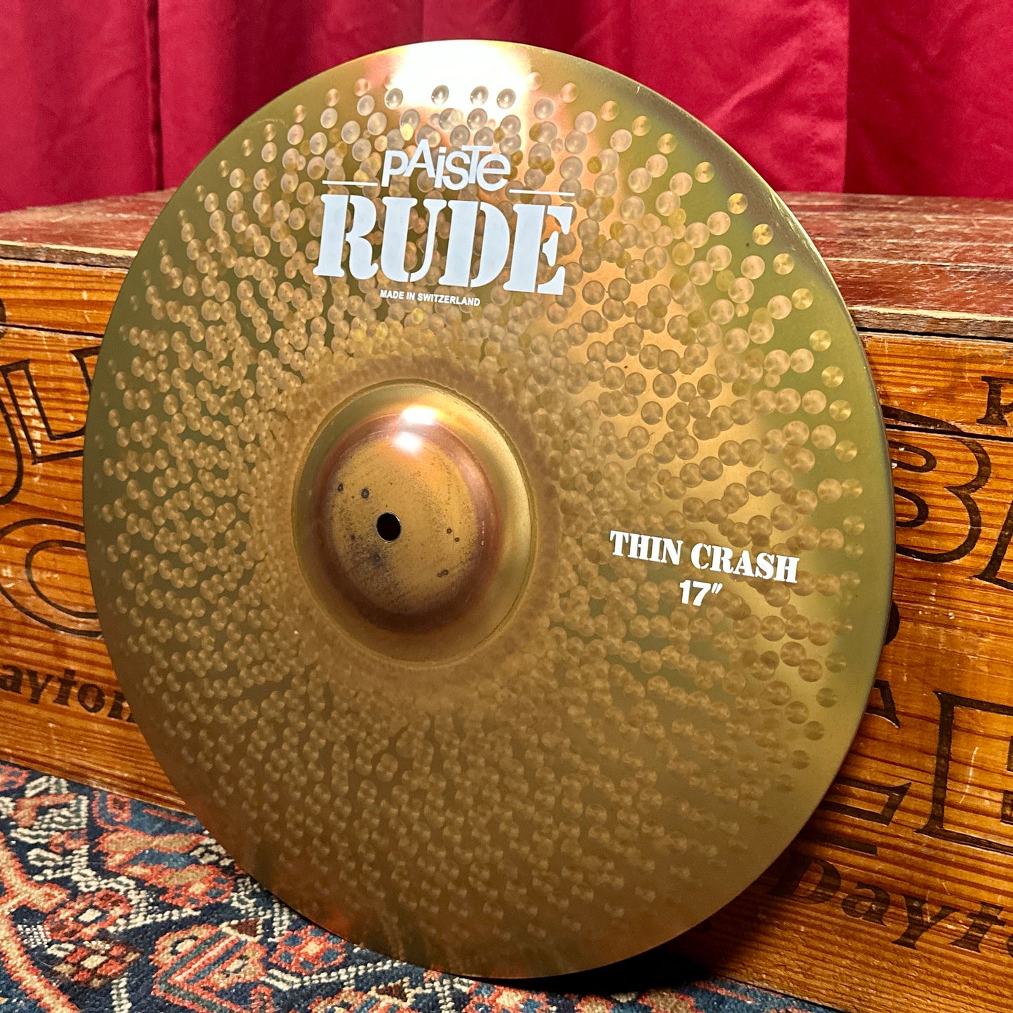 17" Paiste RUDE Thin Crash Cymbal 1296g *Video*