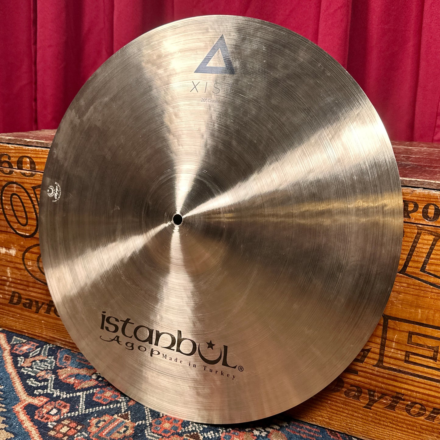 20" Istanbul Agop Xist Natural Crash Cymbal 1812g *Video Demo*