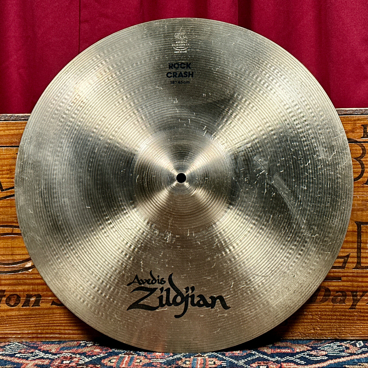 18" Zildjian A Rock Crash Cymbal 1734g *Video*