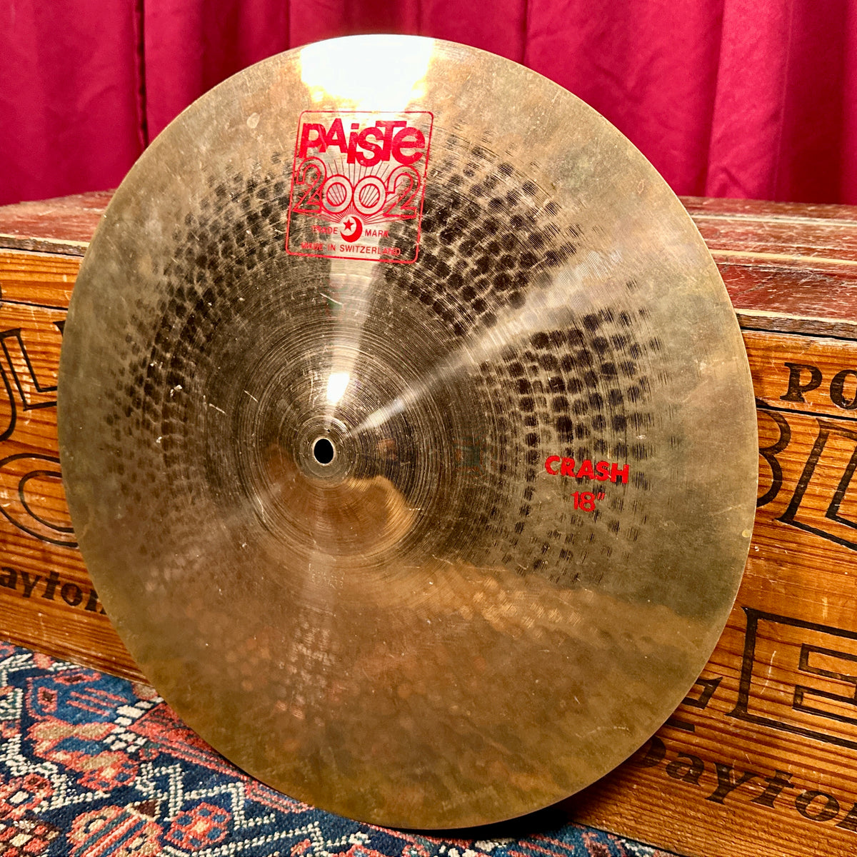 18" Paiste 1980s 2002 Crash Cymbal 1522g *Video*