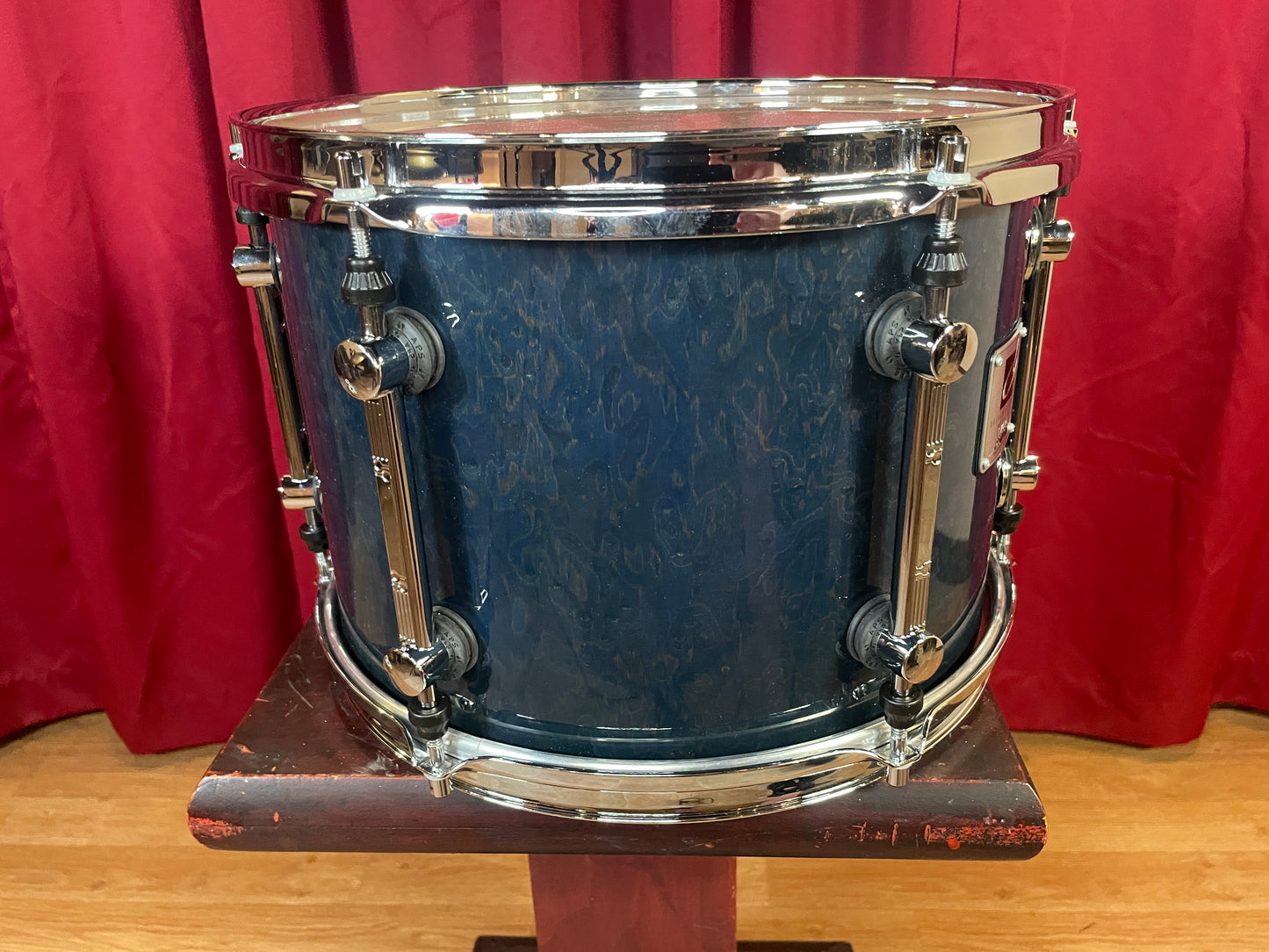 2003 Sonor Designer Series Maple Light 9x13 Tom Drum Stain Blue DT-D1309ML NOS