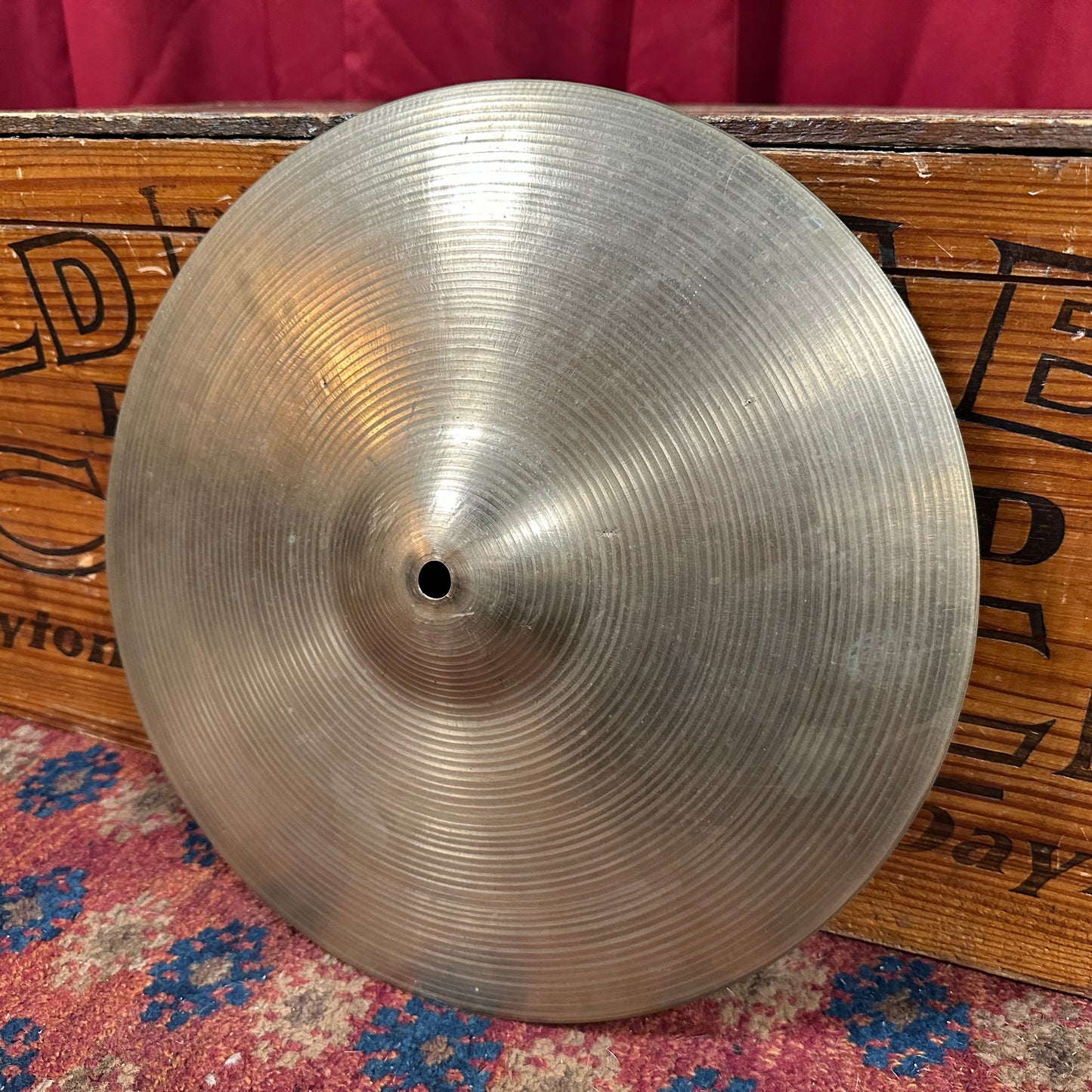 14" UFIP Vintage Hi-Hat Cymbal Pair 764g/794g Ajaha Made In Italy *Video Demo*