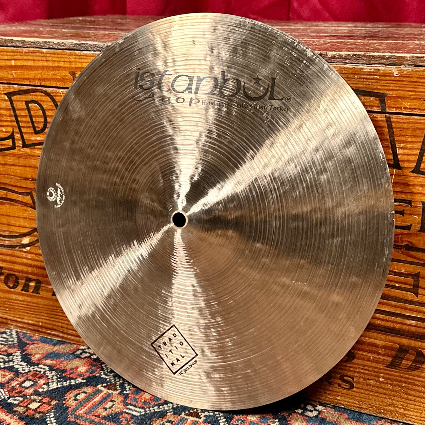 14" Istanbul Agop Traditional Jazz Hi-Hat Cymbal Pair 914g/1082g *Video Demo*