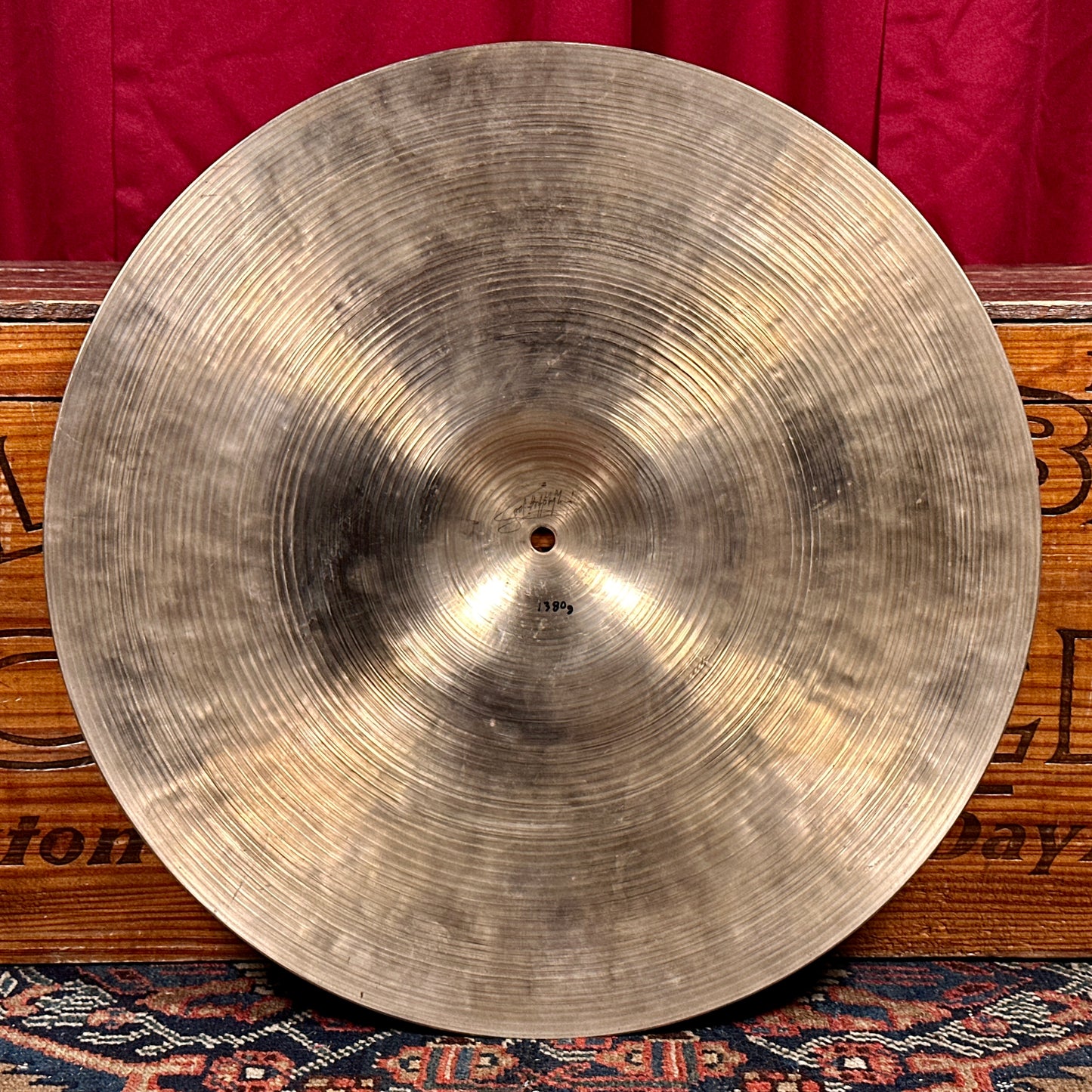 18" K. Zildjian Istanbul 1960s-1970s New Stamp Crash Ride Cymbal 1380g