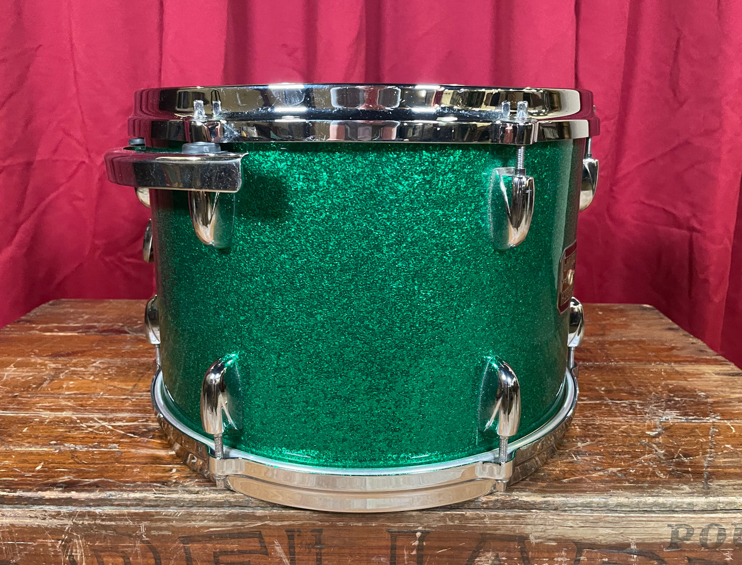 Gretsch USA Custom 9x13 Tom Drum Single Green Sparkle