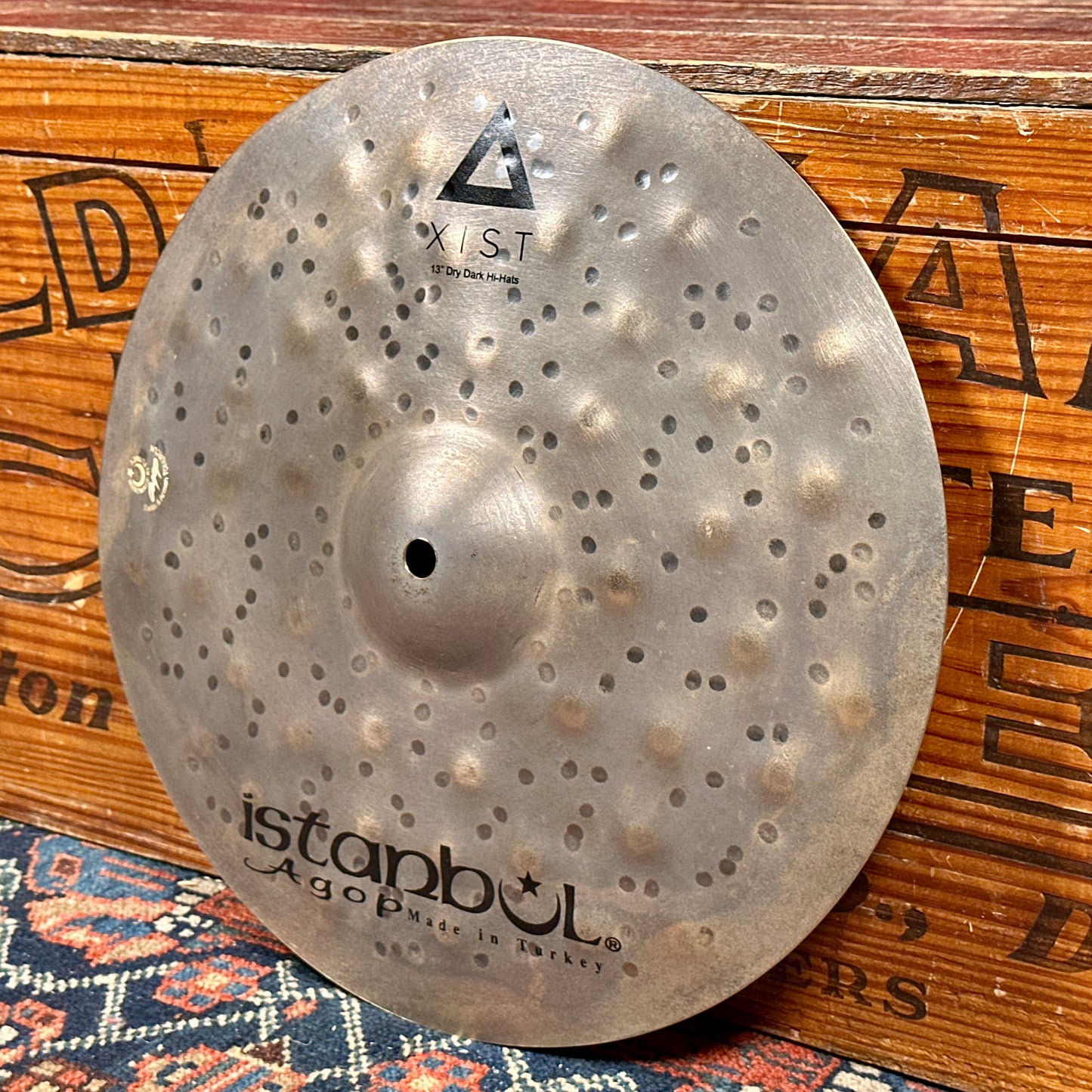 13" Istanbul Agop Xist Dry Dark Hi-Hat Cymbal Pair 494g/958g *Video Demo*