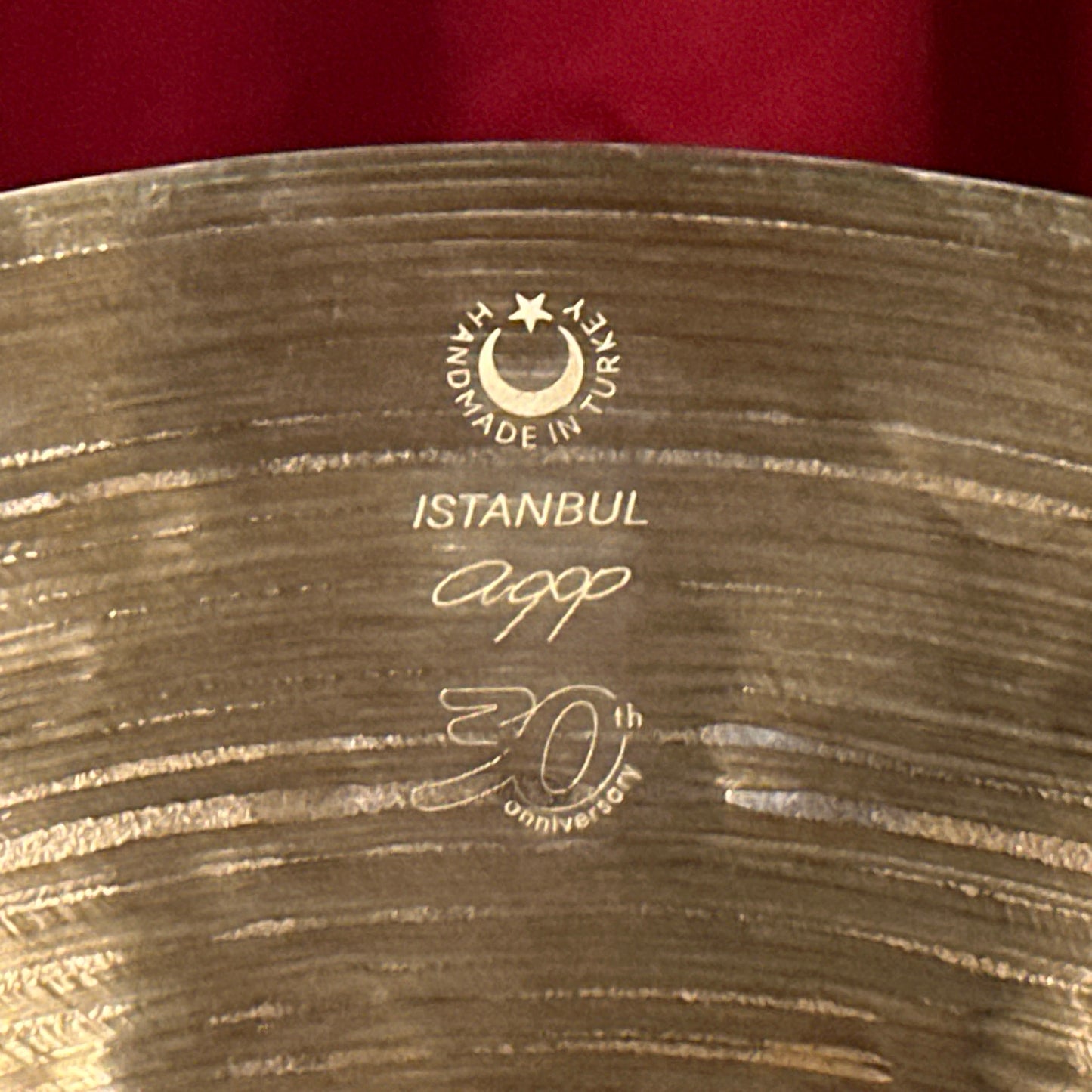 16" Istanbul Agop 30th Anniversary Hi-Hat Cymbal Pair 1132g/1290g *Video Demo*