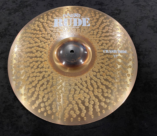 17" Paiste Rude Crash Ride Cymbal 1590g