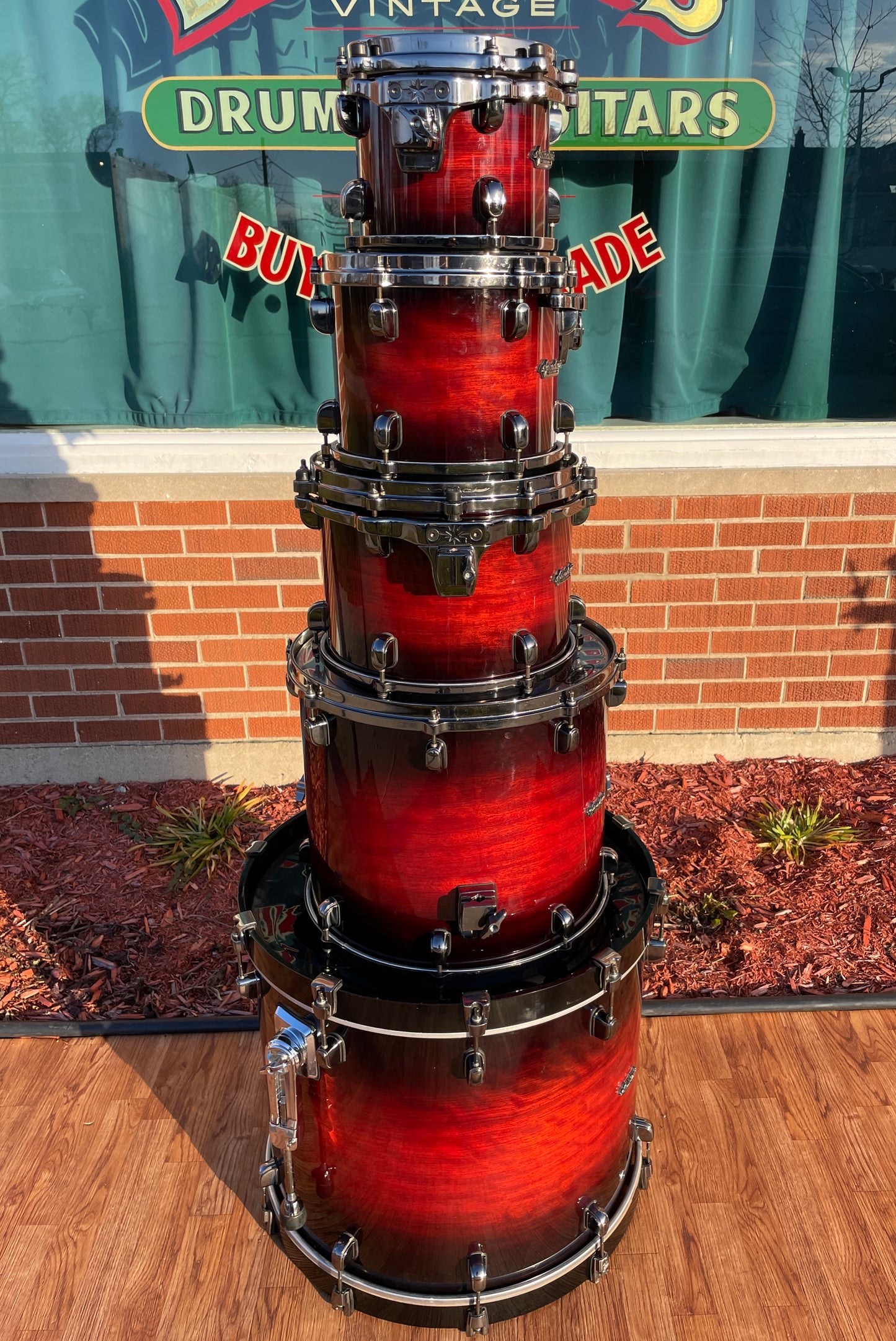 Tama Starclassic Bubinga Drum Set Red Mahogany Burst 22/8/10/12/16