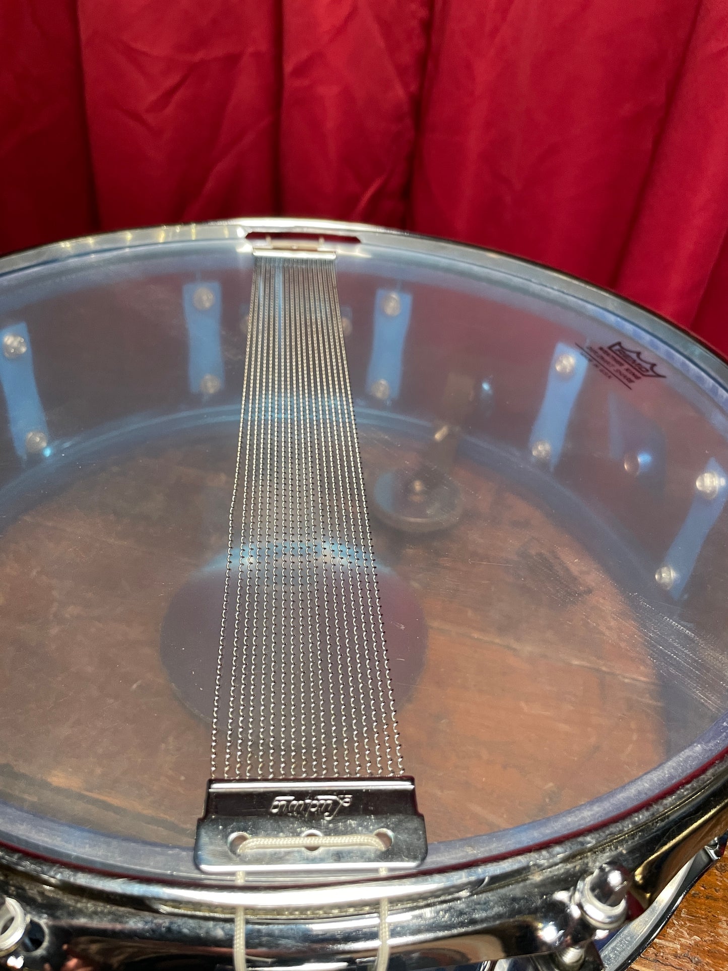 1970s Ludwig 5x14 Blue Vistalite Snare Drum