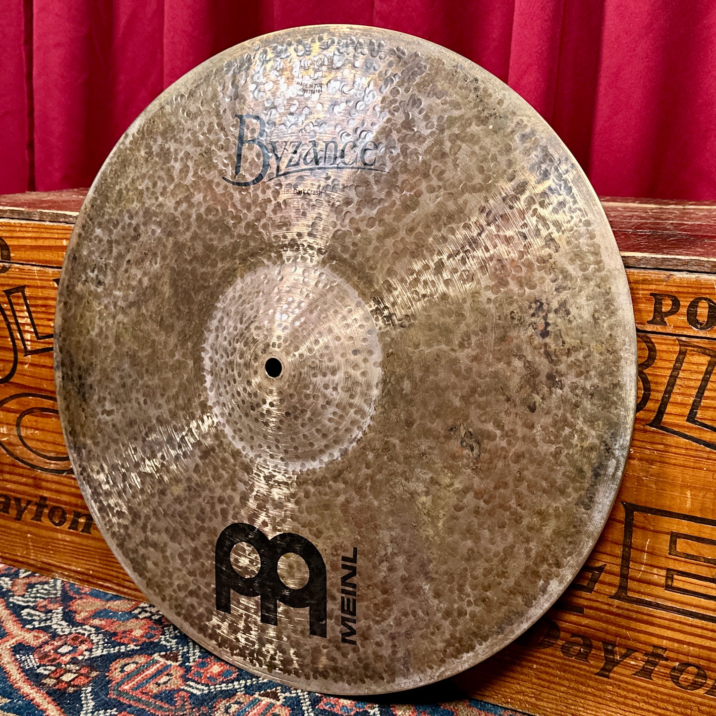 18" Meinl B18DAC Byzance Dark Crash Cymbal 1508g *Video*