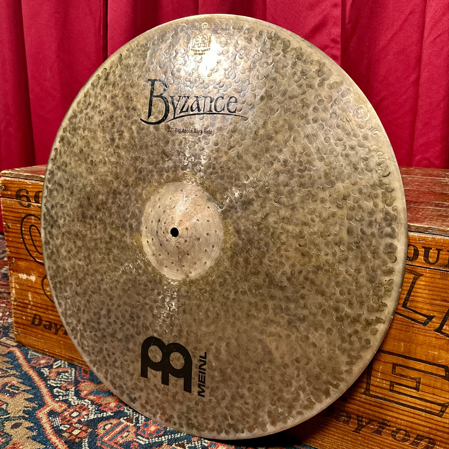 22" Meinl Byzance Dark Big Apple Dark Ride Cymbal 2482g *Video*