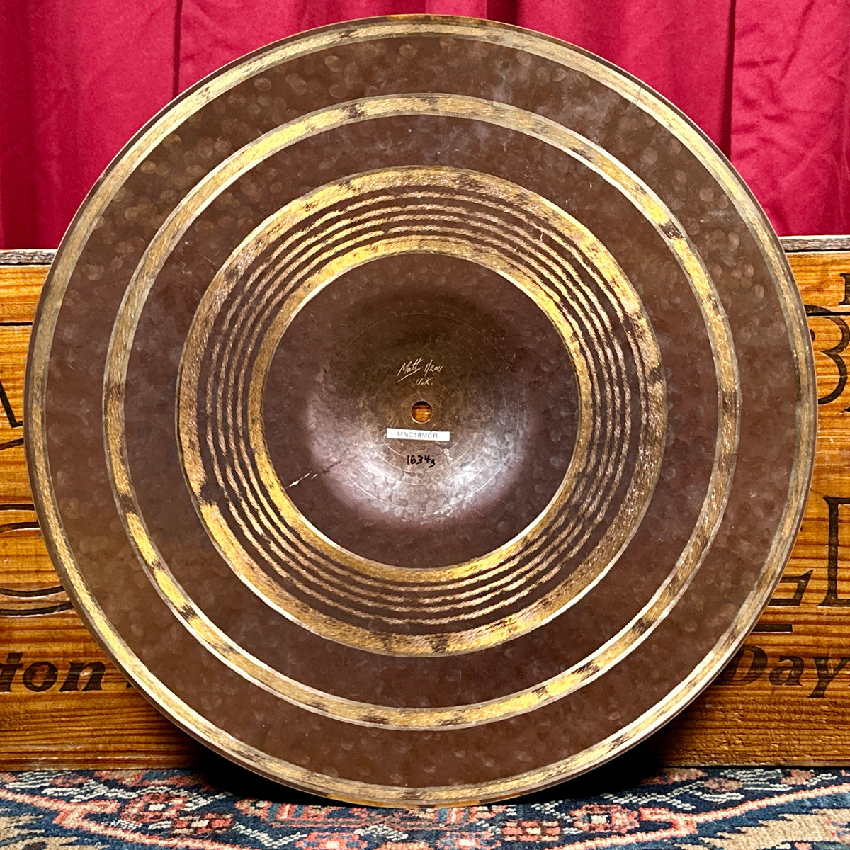 18" Matt Nolan Custom MNC18MCR Crash Cymbal 1634g *Video*