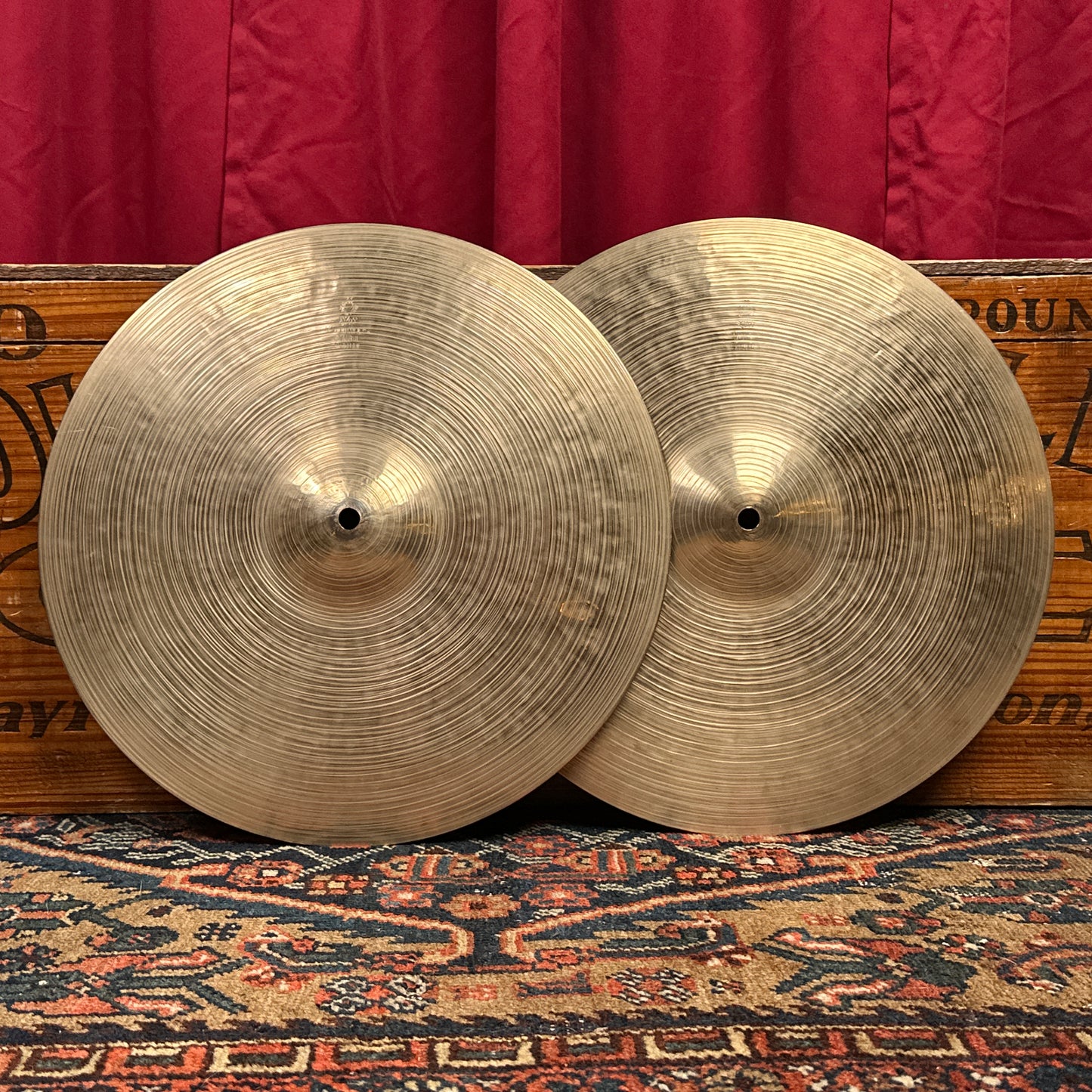 Collector's Clean 14" K Zildjian Istanbul 1960s New Stamp Hi-Hat Cymbal Pair 794g/802g *Video Demo*