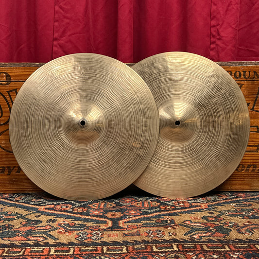Collector's Clean 14" K Zildjian Istanbul 1960s New Stamp Hi-Hat Cymbal Pair 794g/802g *Video Demo*