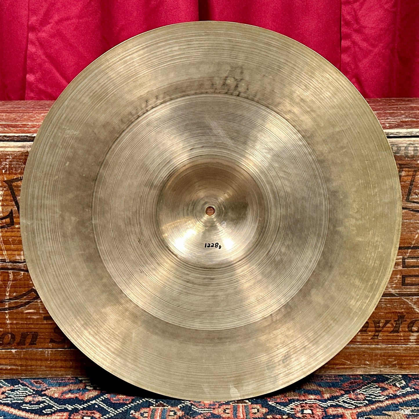 18" Zildjian A 1940s Trans Stamp Crash Ride Cymbal 1228g *Video Demo*