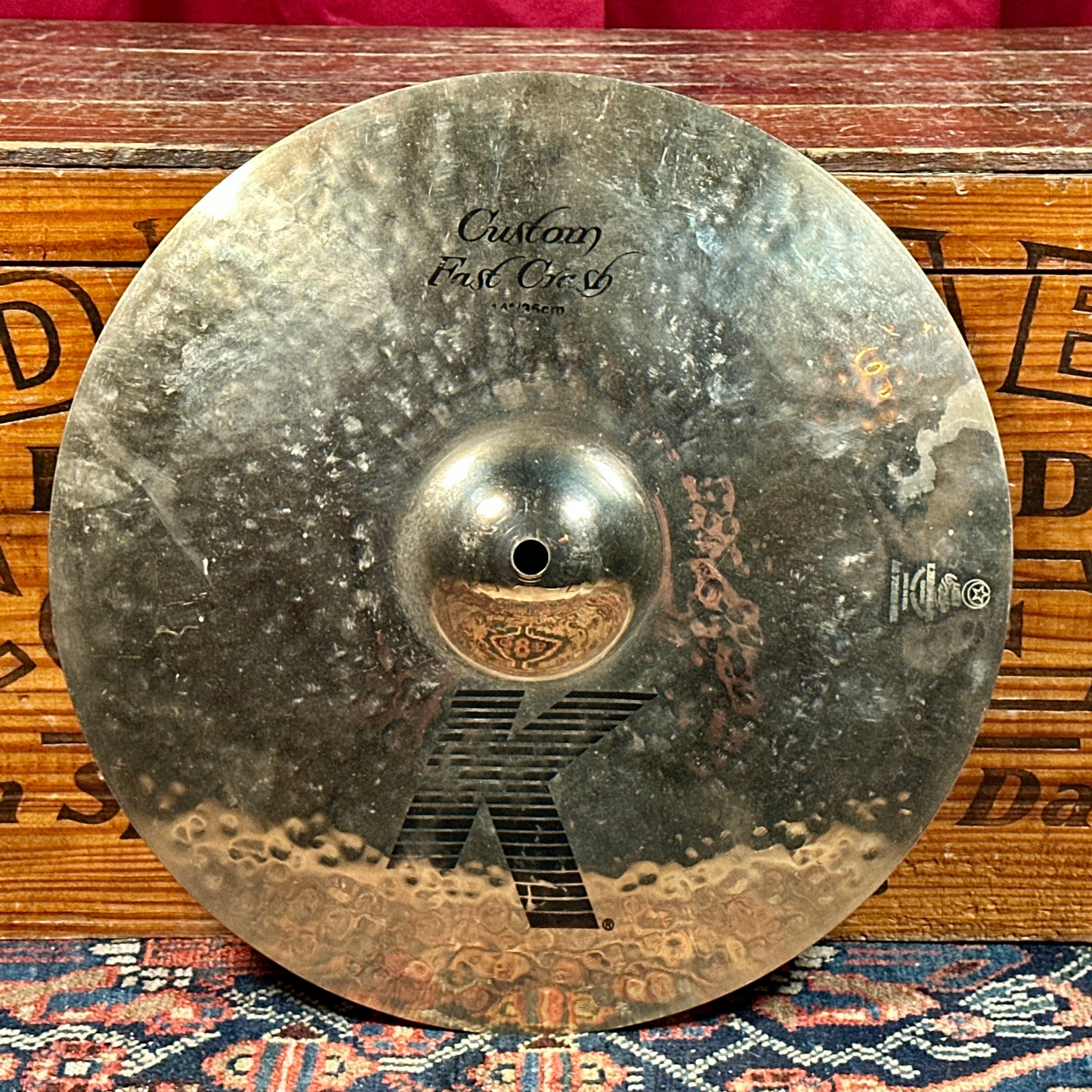 14" Zildjian K Custom Fast Crash Cymbal 716g *Video Demo*