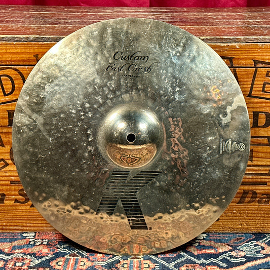 14" Zildjian K Custom Fast Crash Cymbal 716g *Video Demo*