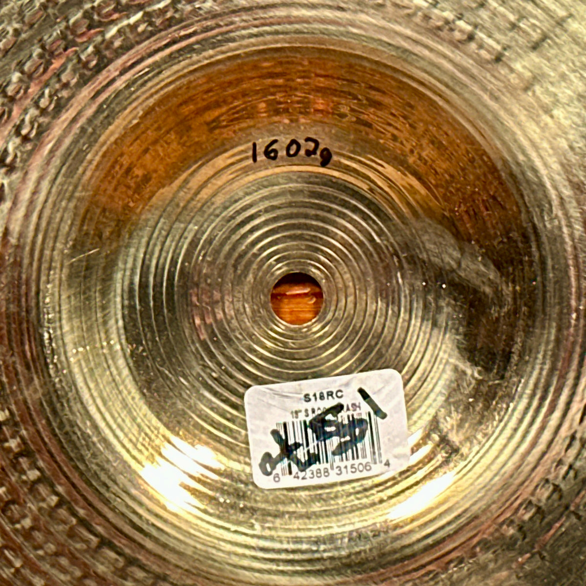 18" Zildjian S Rock Crash Cymbal 1602g S18RC *Video*