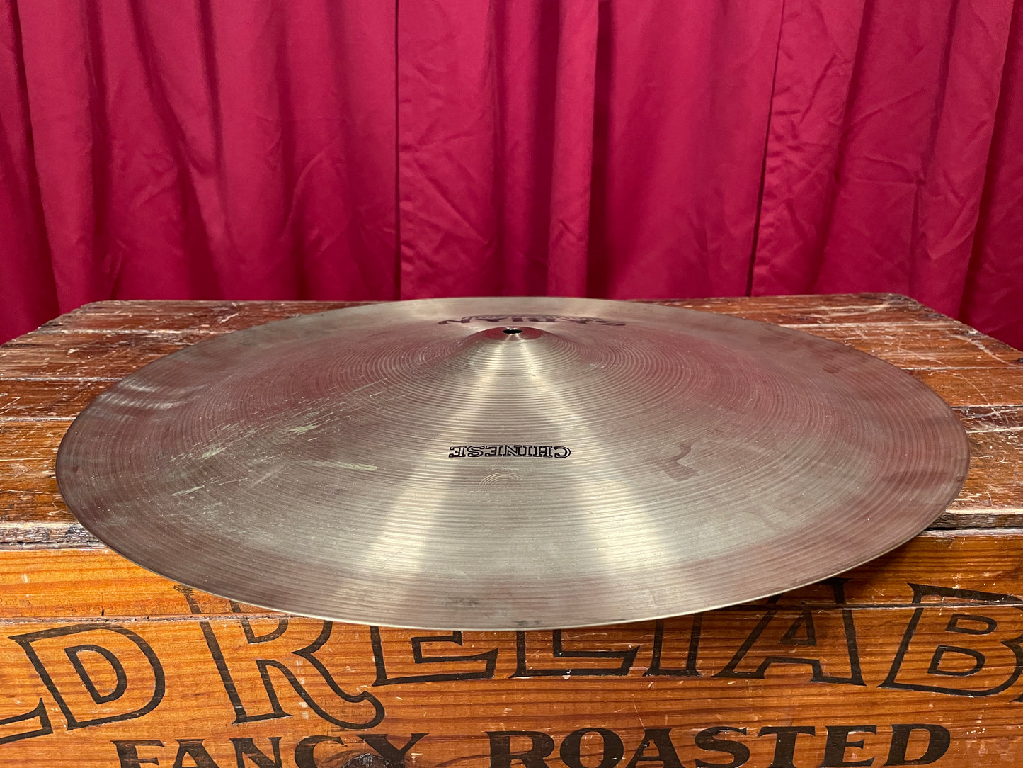 20" Sabian 1980s Pre-AA Chinese Cymbal 1842g *Video Demo*