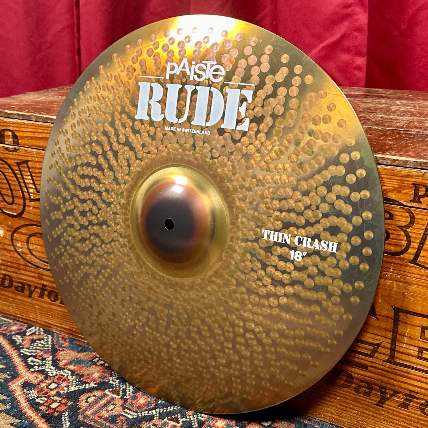 18" Paiste RUDE Thin Crash Cymbal 1518g *Video*
