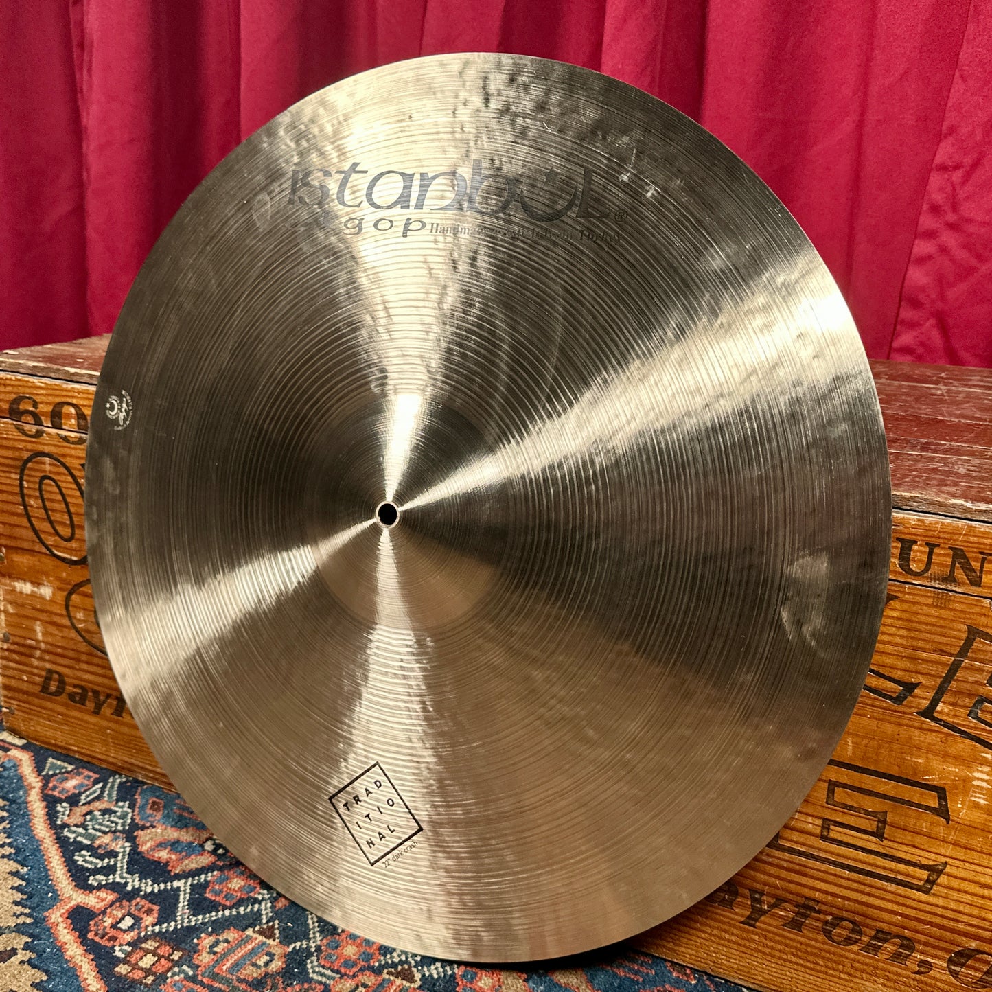 22" Istanbul Agop Traditional Dark Crash Cymbal 2082g *Video Demo*