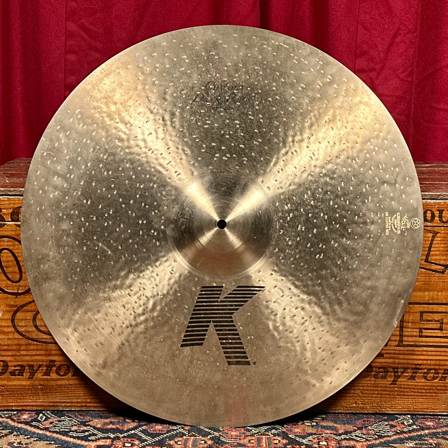22" Zildjian K Custom Dark Ride Cymbal 2540g *Video Demo*