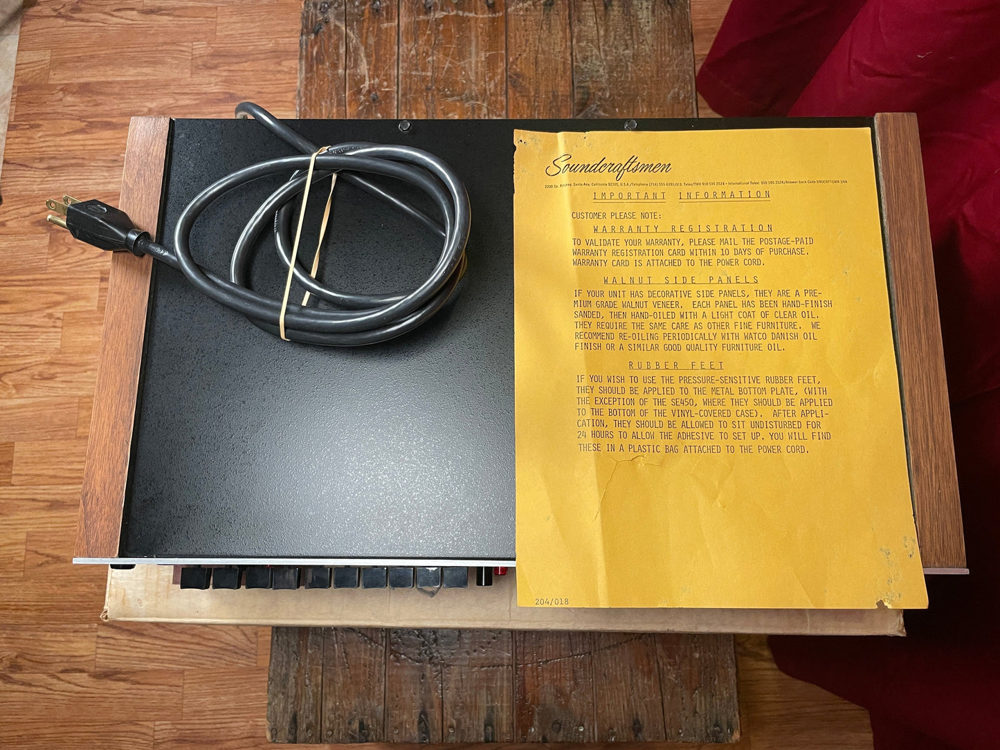 Vintage Soundcraftmen RP2215-R 10 Band Graphic Stereo Equalizer