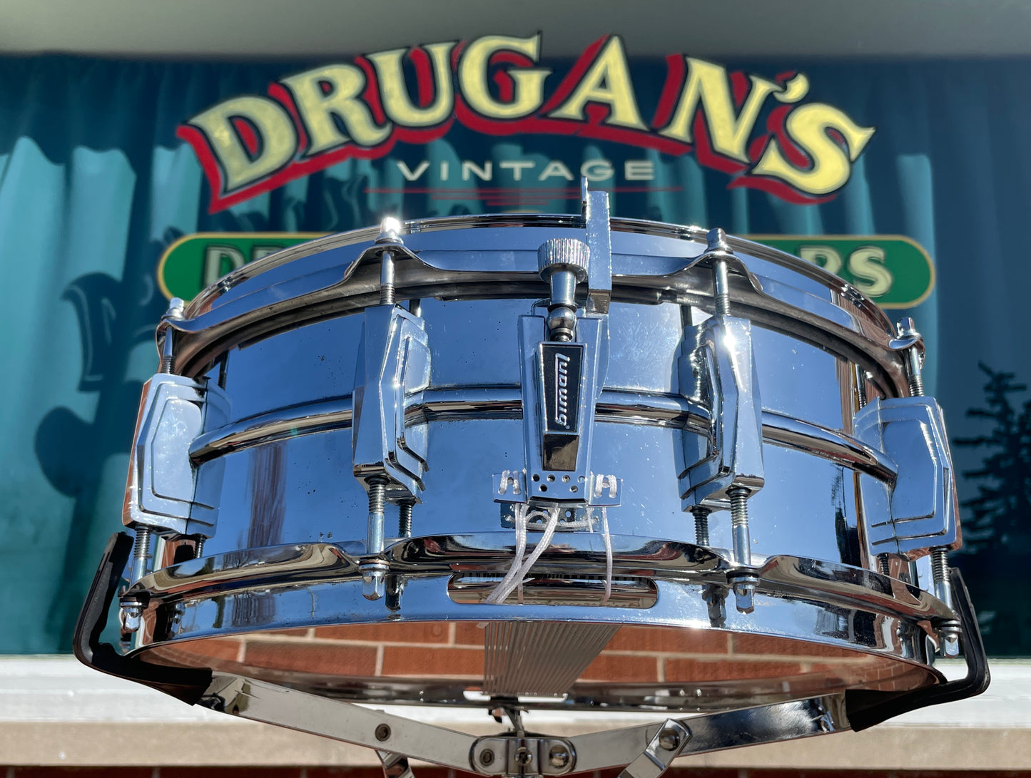 1970s Ludwig 5x14 LM400 Supraphonic Snare Drum