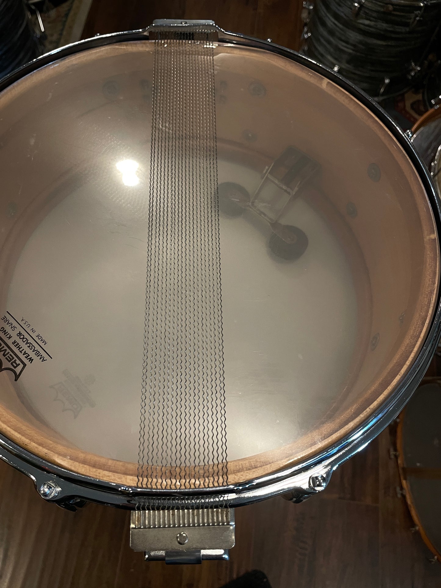1960-1962 Slingerland 5.5x14 No. 143 Gene Krupa Radio King Snare Drum Capri Pearl