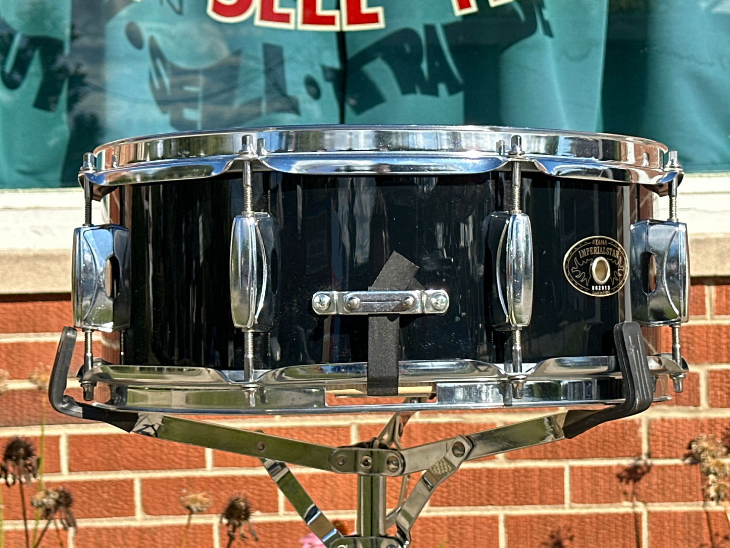 2010s Tama Imperialstar 5.5x14 Poplar Snare Drum Black IWS55