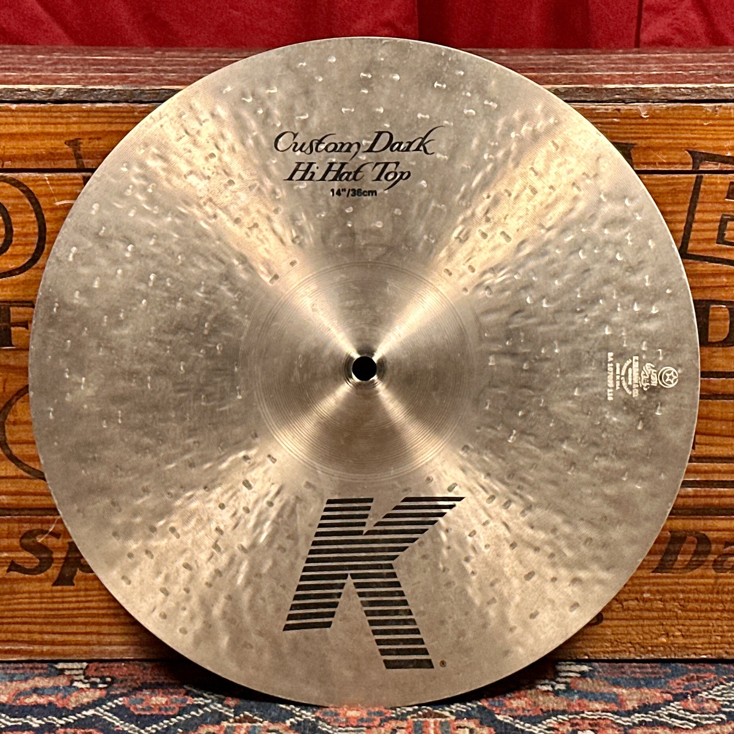 14" Zildjian K Custom Dark Hi-Hat Cymbal Pair 1038g/1186g *Video Demo*
