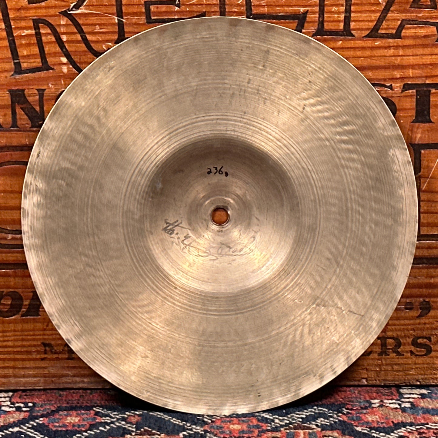 10" Zildjian A 1940s 1st / 2nd / Pre-Trans Stamp Splash Cymbal 236g *Video Demo*