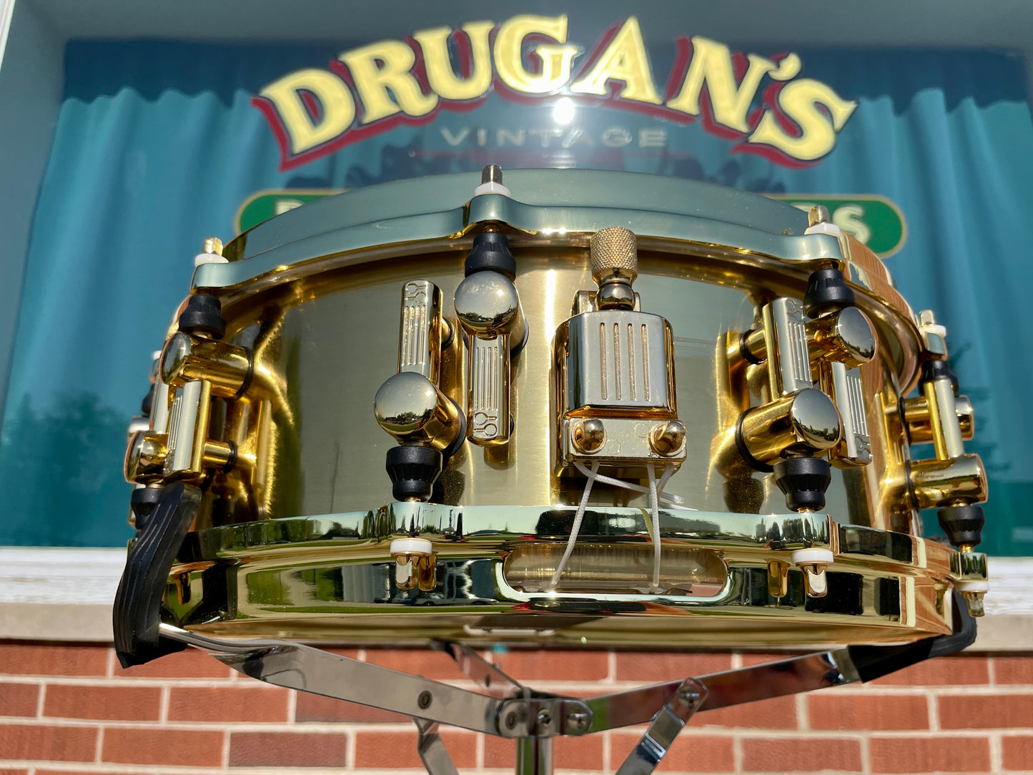 Sonor Artist Series 5x14 Brass Snare Drum Gold