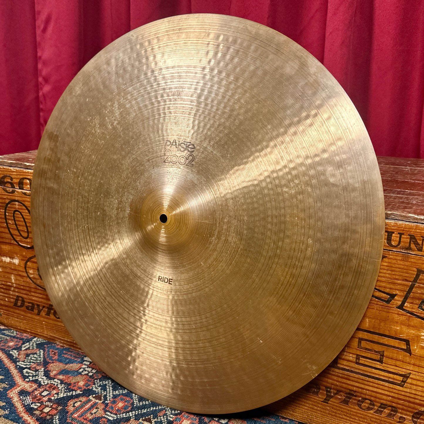 22" Paiste 1976 Black Label 2002 Ride Cymbal 3026g *Video Demo*