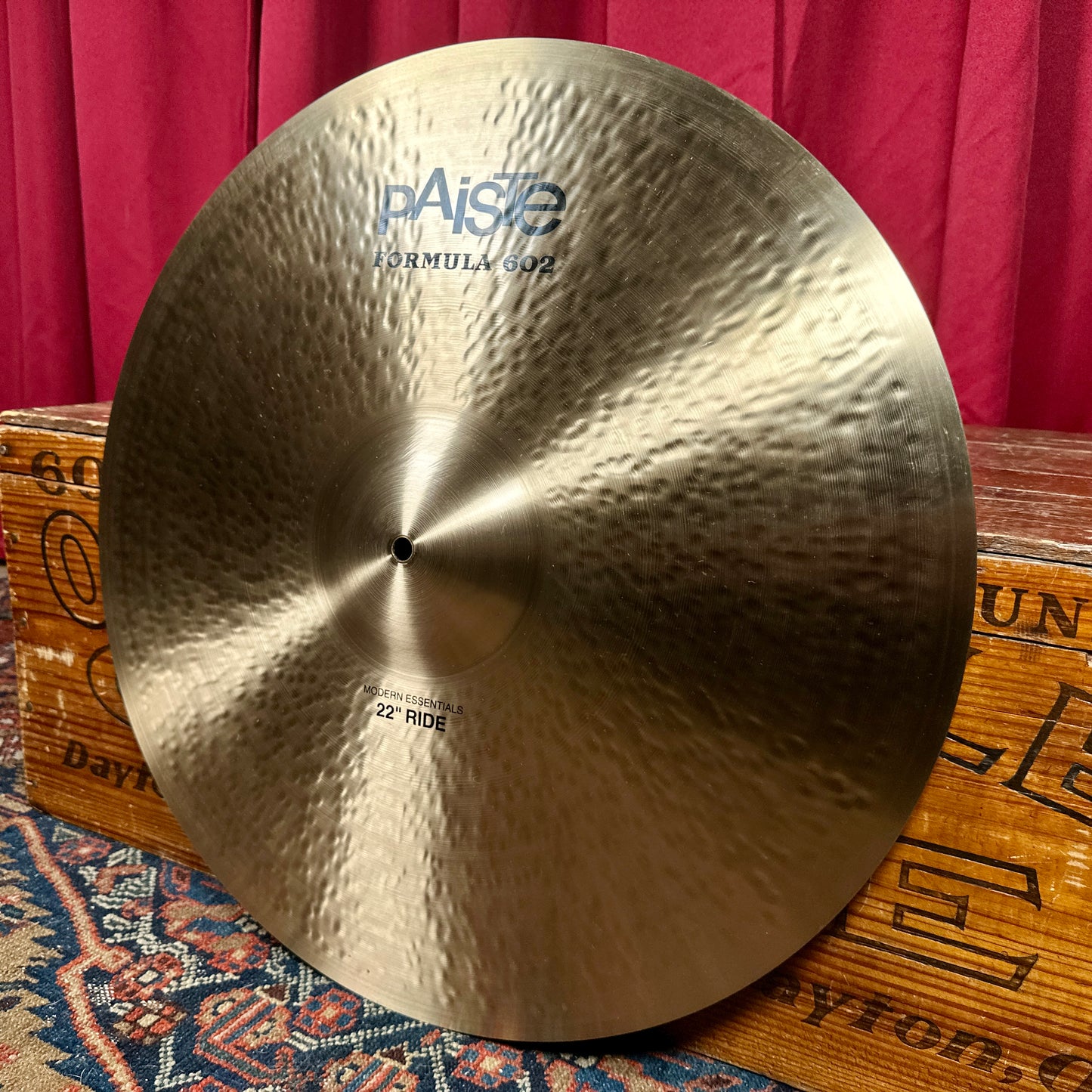 22" Paiste Formula 602 Modern Essentials Ride Cymbal 3068g *Video*