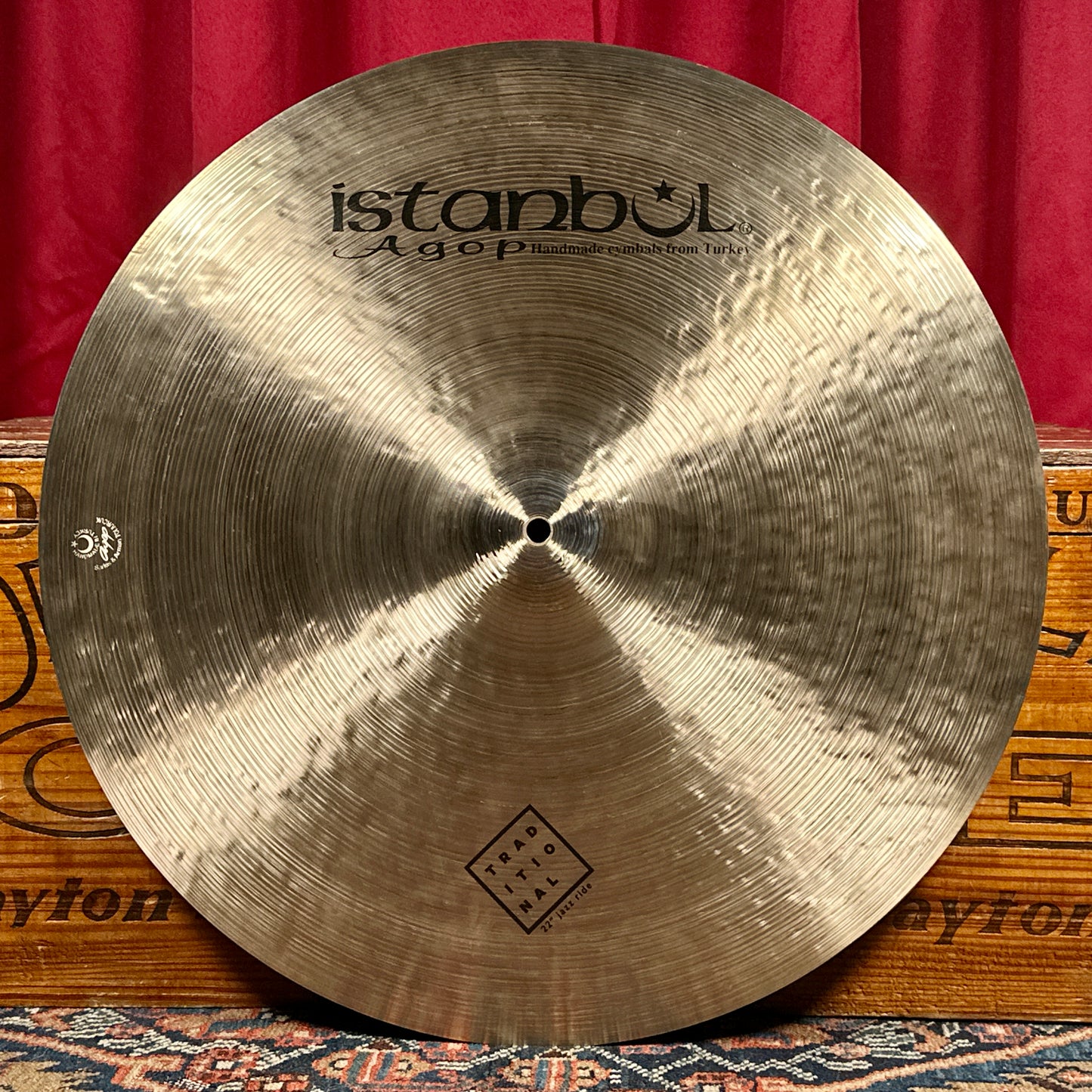 22" Istanbul Agop Traditional Medium Jazz Ride Cymbal 2490g *Video Demo*