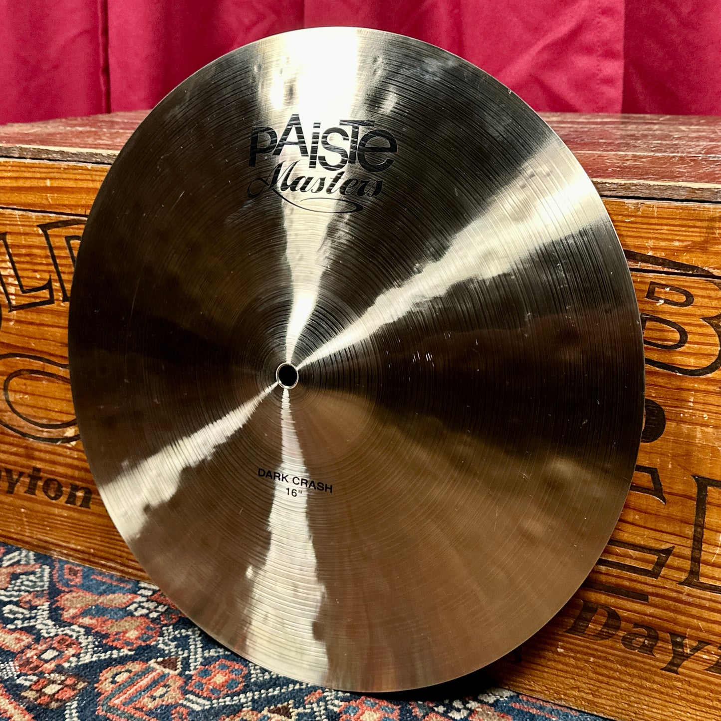 16" Paiste Masters Dark Crash Cymbal 984g *Video*